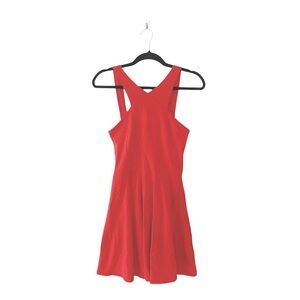Hollister Peach Cutout Fit & Flare Mini Dress Medium Women’s
